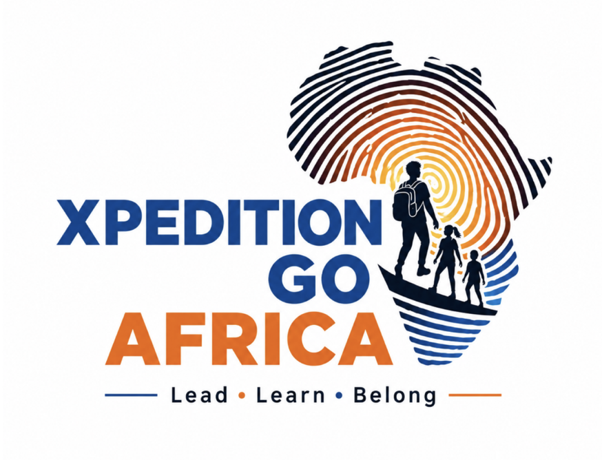 African youth participating in an outdoor leadership programme